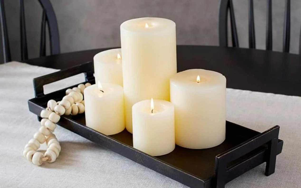 Pillar Candles With Holders