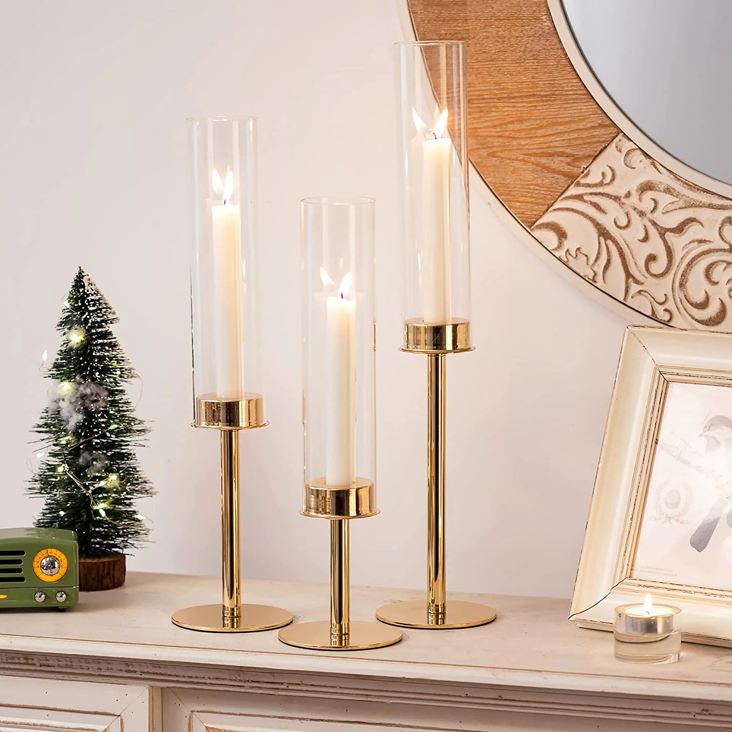 Gold Candle Tapers