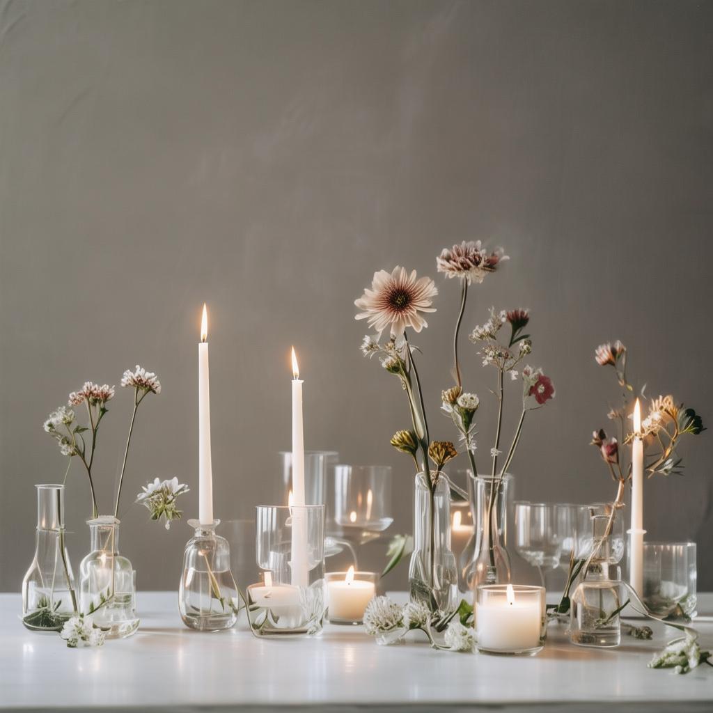 Cylinder Vase Candle