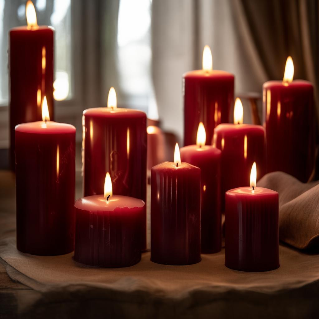 Light Pink Taper Candles