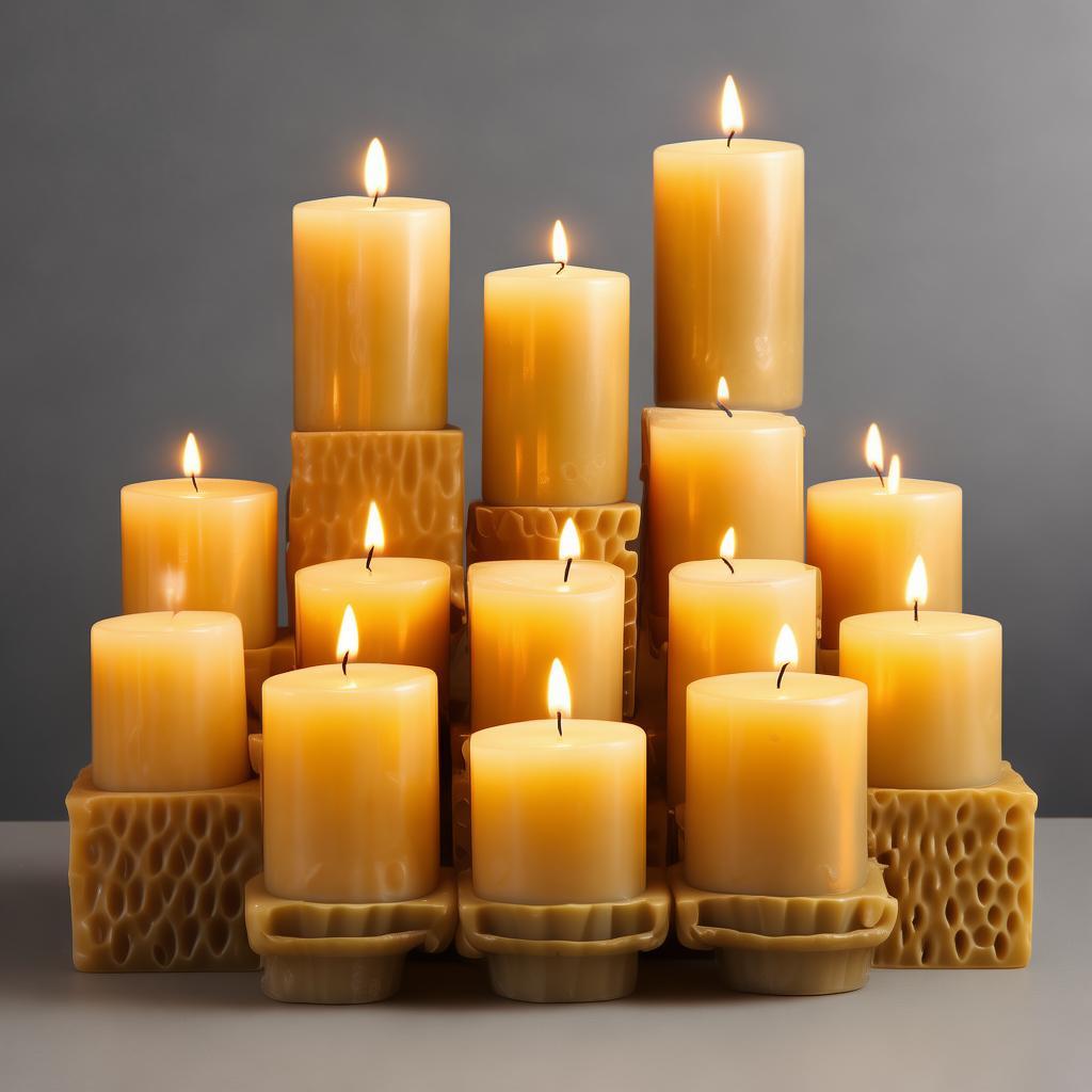 Beeswax Pillar Candles