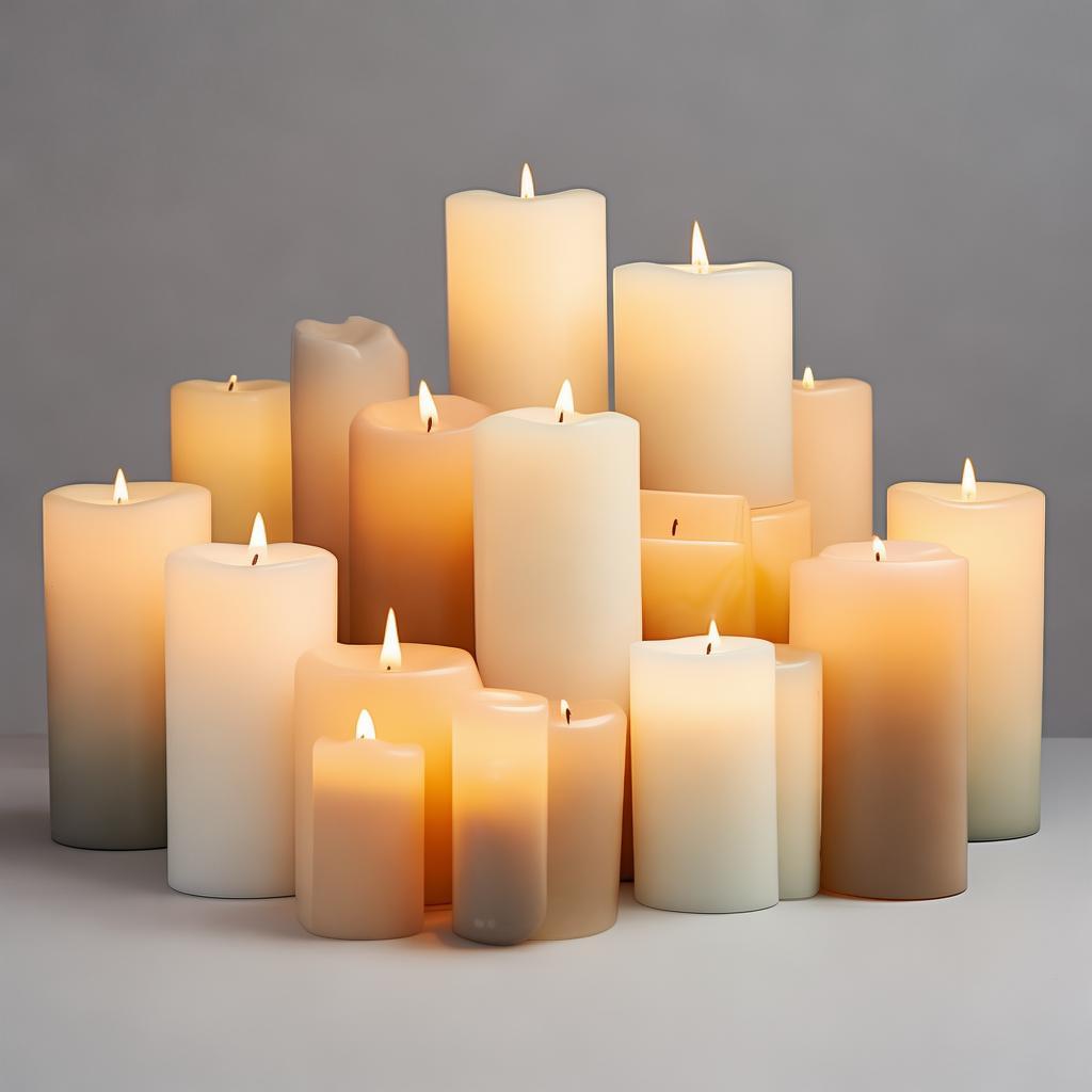 Flameless Pillar Candles Bulk