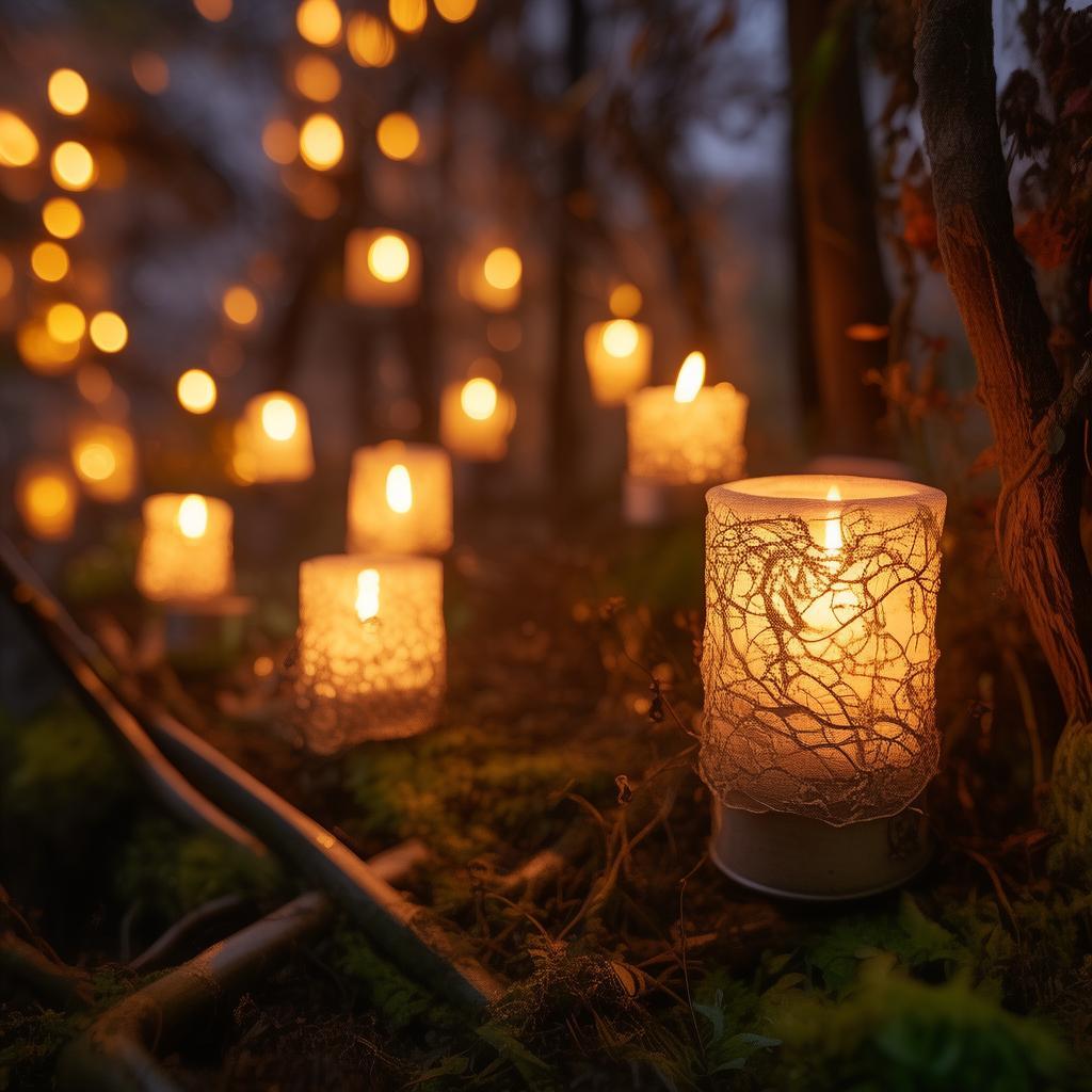 Pink Floating Candles