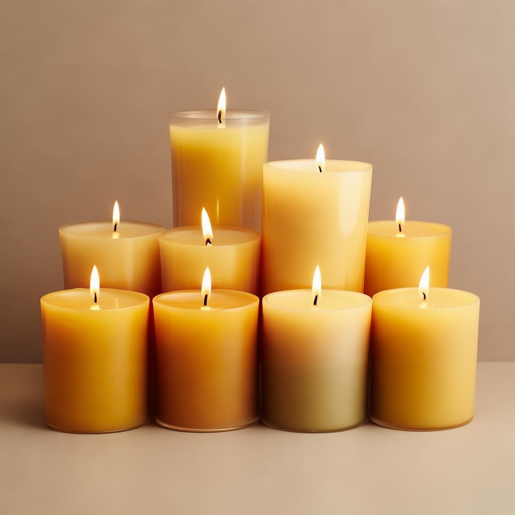 Scented Beeswax Candle