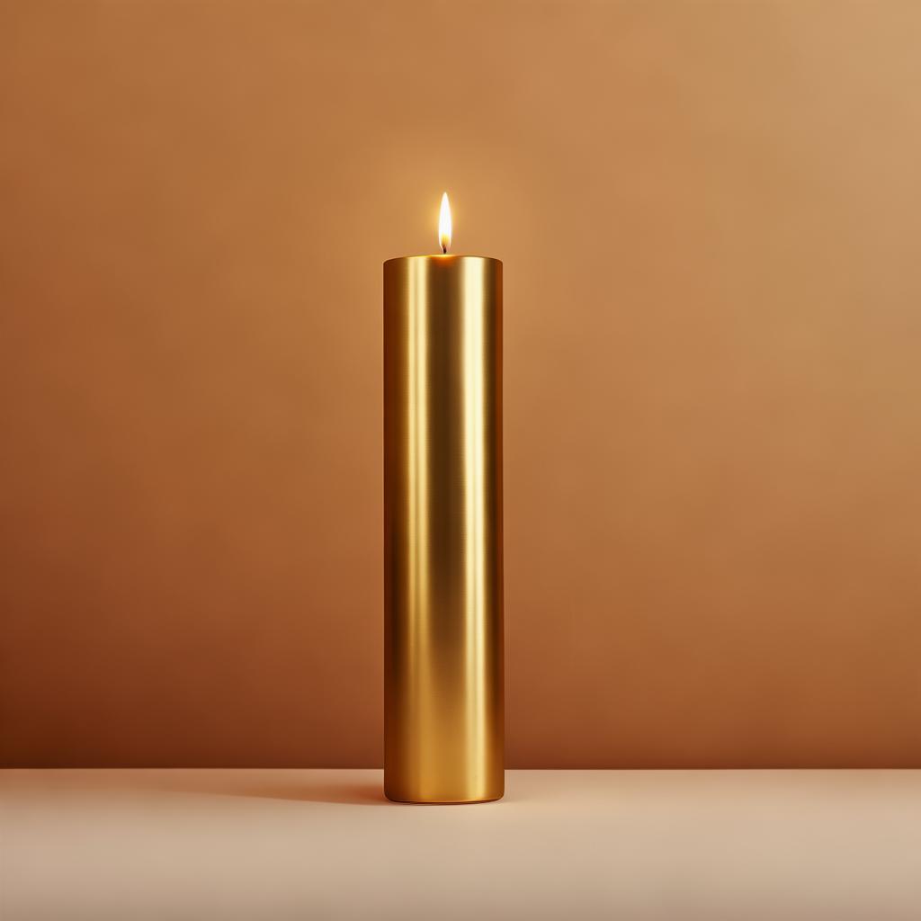 Pillar Candle Holders Gold