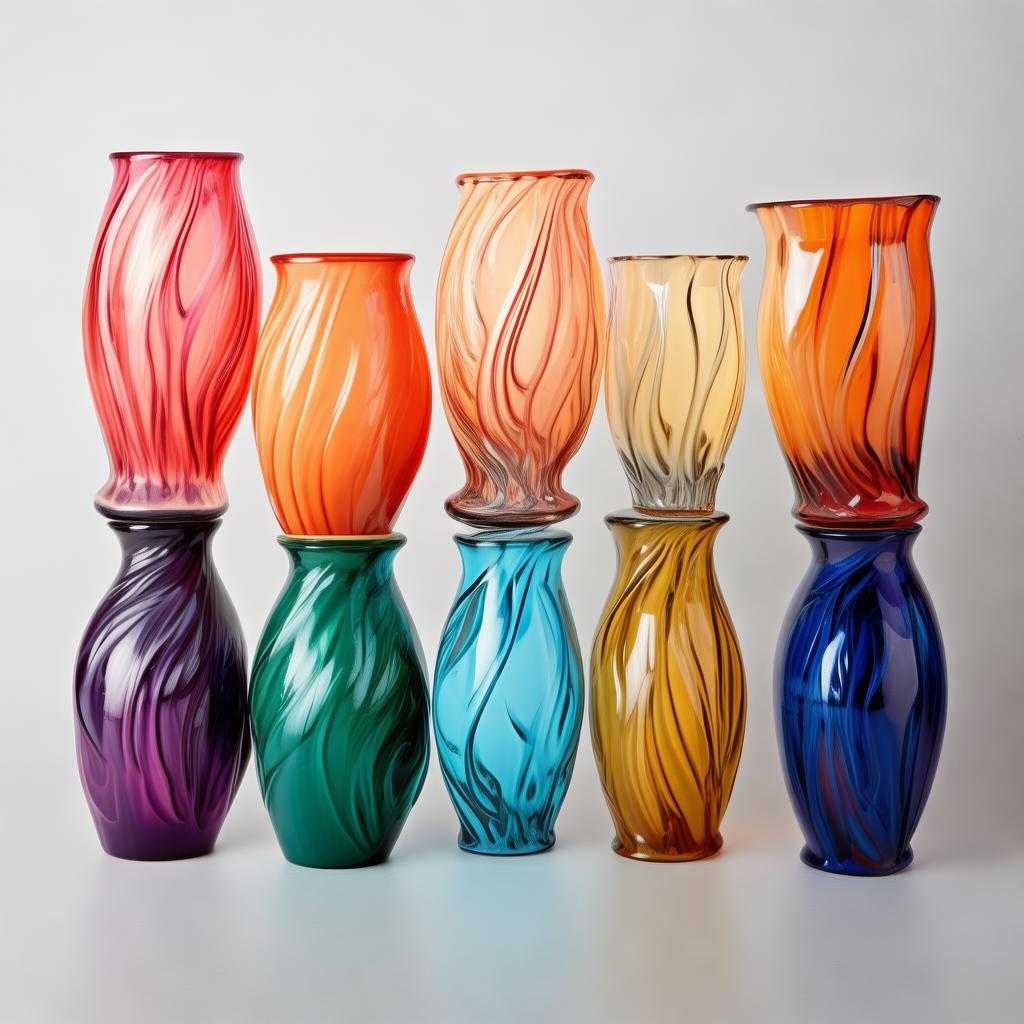 Hurricane Vases With Candles