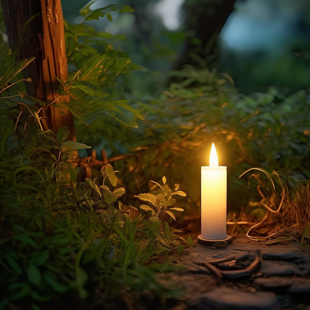 Small Candle With Battery