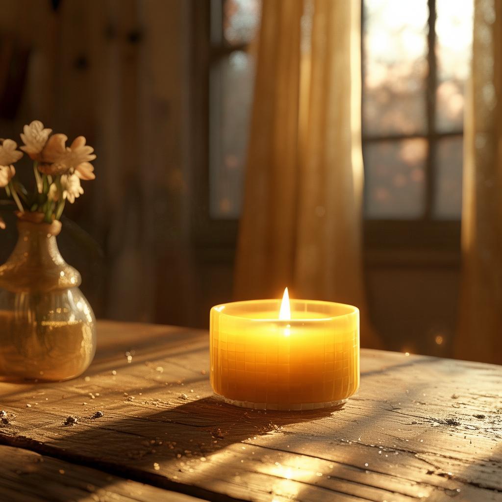 Beeswax Shabbat Candles