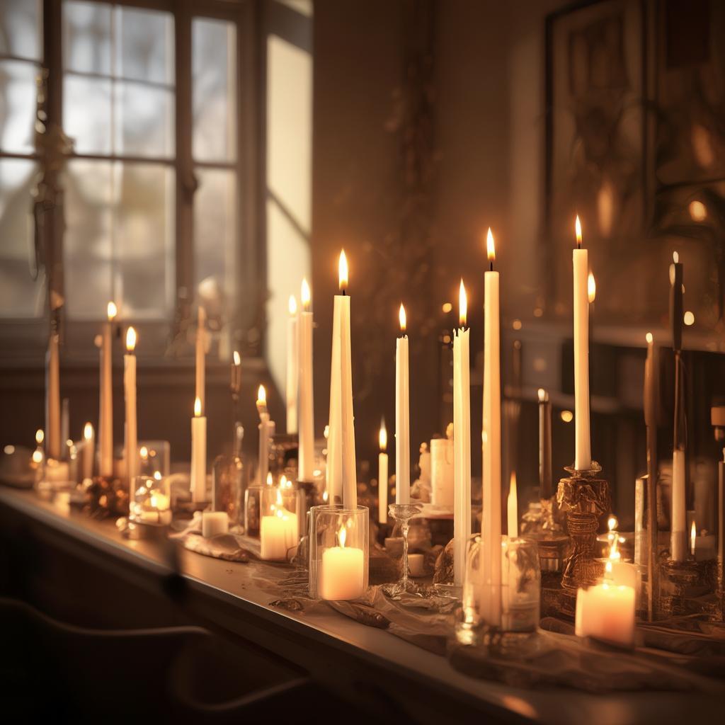 Tall Candles For Wedding