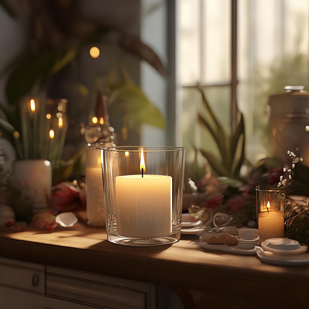 Navy Blue Taper Candles