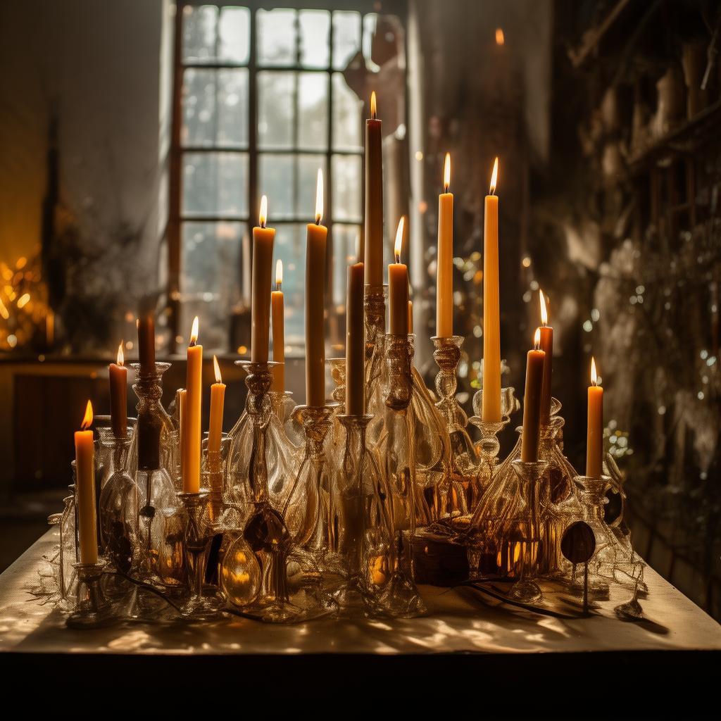 Wood Tapered Candle Holder