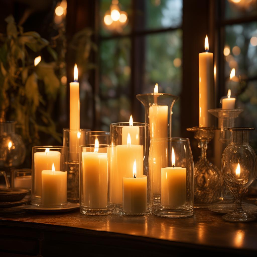 Glass Hurricane Candle Holder Bulk