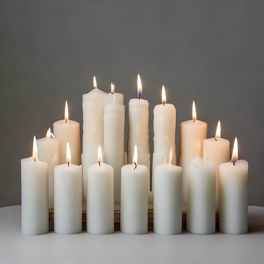 White Candlestick Holder