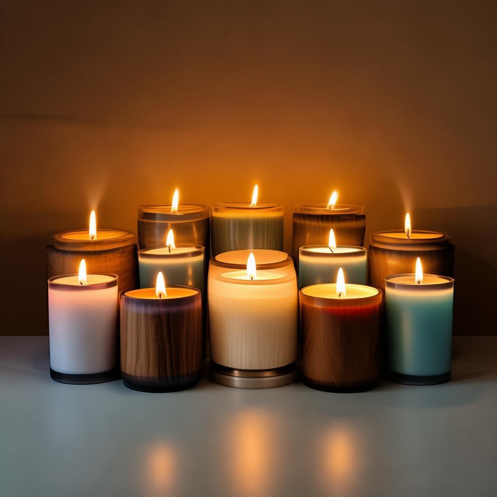 Wood Stick Candles
